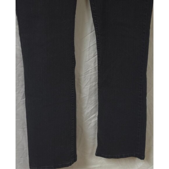 Riders By Lee Jeans Women Size 12L (32x34) Mid Rise Boot Cut Black Denim Jeans - Picture 3 of 15